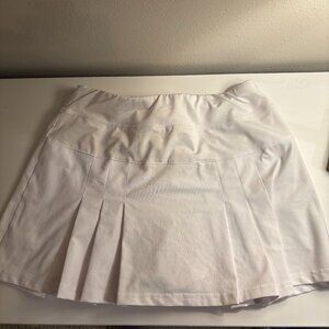 White Tennis Skort